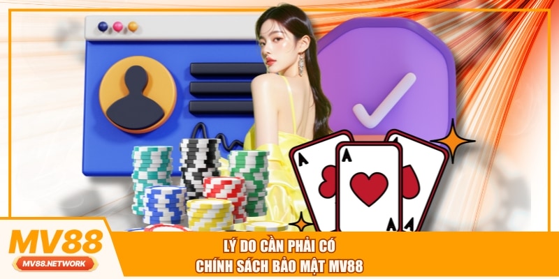 Lý do cần phải có chính sách bảo mật MV88